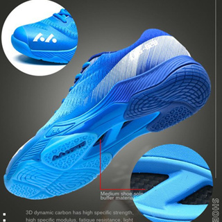 【 Shipping Now!!! 】 Ultralight Anti Slip Breathable Shock รองเท้ากีฬา, รองเท้าแบดมินตัน, รองเท้าวอลเลย์บอล, รองเท้าเทนนิส,