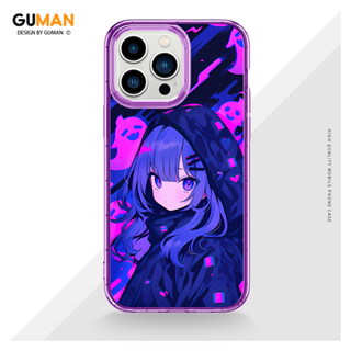 GUMAN เคสไอโฟน เคสซิลิโคนนุ่มกันกระแทกการ์ตูนน่ารักตลก เคสโทรศัพท์ Compatible for iPhone 15 14 13 12 11 Pro Max SE 2020 X XR XS 8 7 6 6S Plus พลัส XYM2473