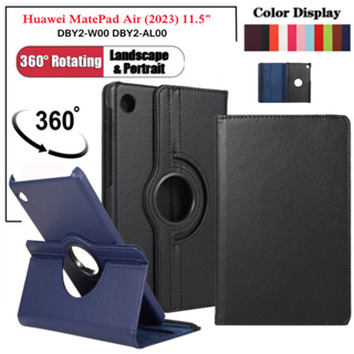 For Huawei MatePad Air (2023) 11.5 Inch DBY2-W00 DBY2-AL00 Case 360 Rotating Tablet Funda Flip Cover Auto Sleep Stand PU Leather