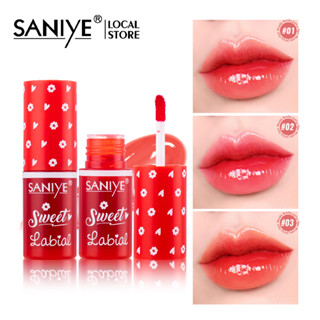 Saniye ลิปสติก ลิปกลอส เนื้อแมตต์ กันน้ํา ติดทนนาน 3 สี 4.5 กรัม L1213