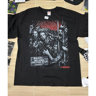 newtrend0.th เสื้อยืดพิมพ์ลายแฟชั่นเสื้อ The Walking Dead ลายตาเทา ของแท้มือ1 ผ้าฝ้าย 100% S-5XL