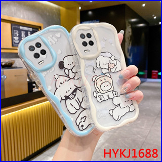 เคส Realme 8 5G เคสโทรศัพท์มือถือแบบนิ่ม tpu ลายครีมน่ารัก สําหรับ NYW