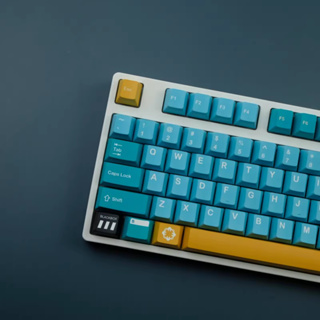 ปุ่มกดคีย์บอร์ด GMK Belafonte 140 คีย์ PBT DYE-SUB สําหรับคีย์บอร์ด Mechanical