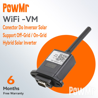 Powmr WIFI-VM โมดูลไร้สาย WIFI พร้อมรีโมตคอนโทรล RS232 สําหรับพอร์ตอินเวอร์เตอร์พลังงานแสงอาทิตย์