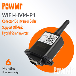 Powmr WIFI-HVM-P1 อุปกรณ์โมดูล WIFI ไร้สาย พร้อมรีโมตคอนโทรล RS232 สําหรับพอร์ตอินเวอร์เตอร์ WIFI