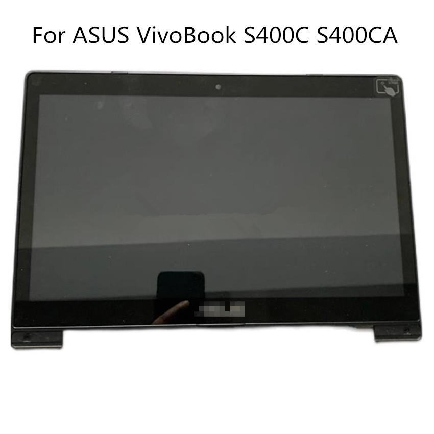หน้าจอสัมผัสดิจิทัล LCD 14 นิ้ว พร้อมกรอบ สําหรับ ASUS VivoBook s400c S400CA