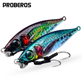 PROBEROS 1Pc luya jig jiggingเหยื่อ 60g-180gแผ่นเหล็กขนาดเล็กโลหะbionic luyaเหยื่อFar Castน้ำจืดตกปลาทะเลปลาตะกั่ว