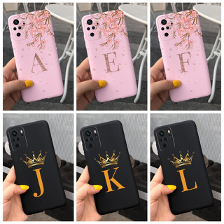 เคสโทรศัพท์มือถือ ซิลิโคนนุ่ม TPU ลายมงกุฎ ซากุระ แฟชั่น สําหรับ Xiaomi Redmi Note 10S 10 4G Note10 Note10s