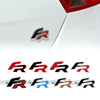 สติกเกอร์โลหะ ลายตราสัญลักษณ์ FR 3D สําหรับติดตกแต่งรถยนต์ Seat Leon FR+ Cupra Ibiza Altea Exeo Formula