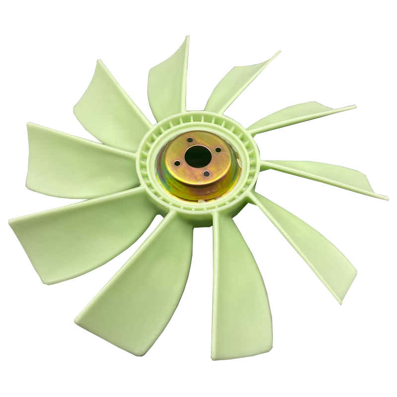 ชิ้นส่วนรถขุด Kobelco SK60-8 SK75-8 ใบพัดลมเครื่องยนต์ 4LE2 พัดลมเครื่องยนต์ 7 ใบพัด 10 ใบ