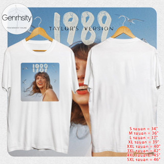 ดีลักซ์ Taylor Swift 1989 เสื้อ Oversize เสื้อดาว พิมพ์ลาย Unisex Cotton S-5xl