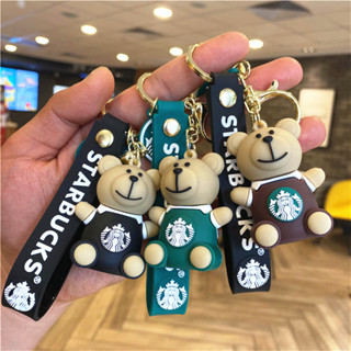 Starbucks พวงกุญแจ จี้รูปแก้วชานม กาแฟ ของขวัญ