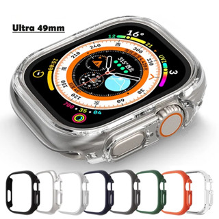 เคสกรอบ สําหรับ Apple Watch Ultra 49 มม. PC iWatch Ultra Band อุปกรณ์เสริม