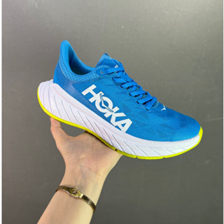 ใหม่ HOKA ONE ONE Carbon X2 รองเท้าผ้าใบลําลอง พื้นหนา น้ําหนักเบา ระบายอากาศ เหมาะกับการวิ่ง ไซซ์ 36-45 2023