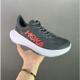 ใหม่ HOKA ONE ONE Carbon X2 รองเท้าผ้าใบลําลอง พื้นหนา น้ําหนักเบา ระบายอากาศ เหมาะกับการวิ่ง ไซซ์ 36-45 2023