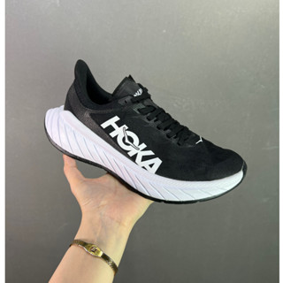 ใหม่ HOKA ONE ONE Carbon X2 รองเท้าผ้าใบลําลอง พื้นหนา น้ําหนักเบา ระบายอากาศ เหมาะกับการวิ่ง ไซซ์ 36-45 2023