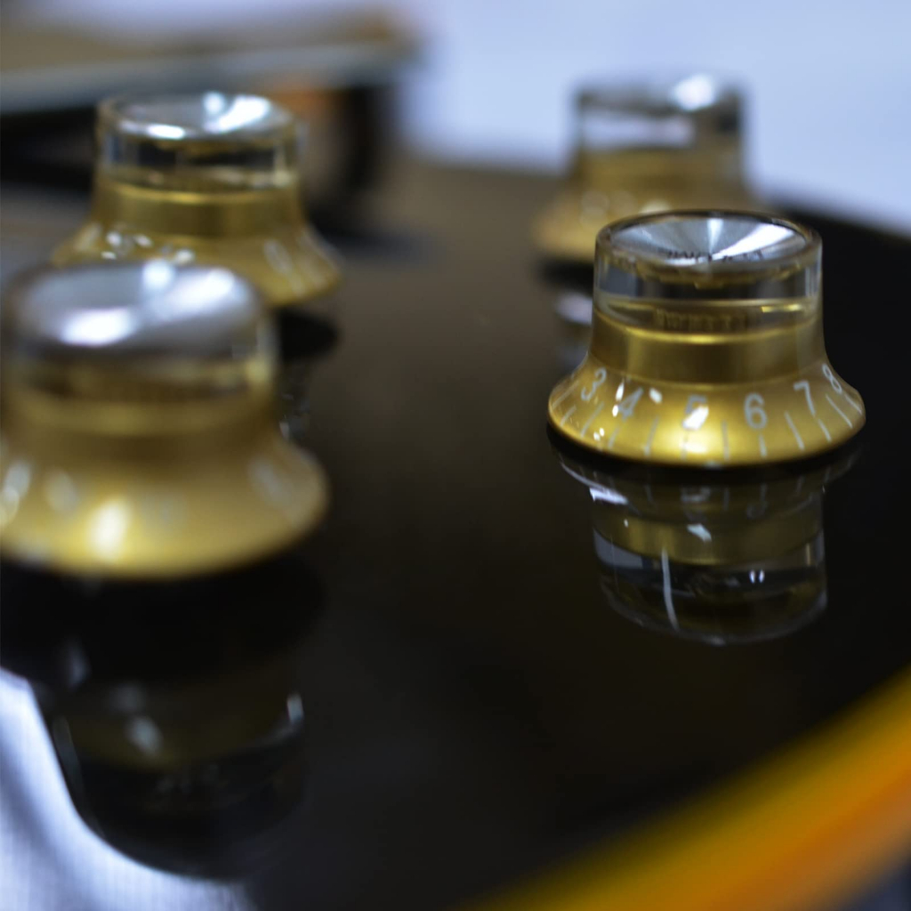 Harpfeas 2 Volume 2 Tone Speed Control Knob Set สําหรับ Gibson Les Paul กีตาร์ไฟฟ้าเปลี่ยน ราคา ถูกที่สุด ดีลบีเคเค แกลเลอรีภาพที่ 3