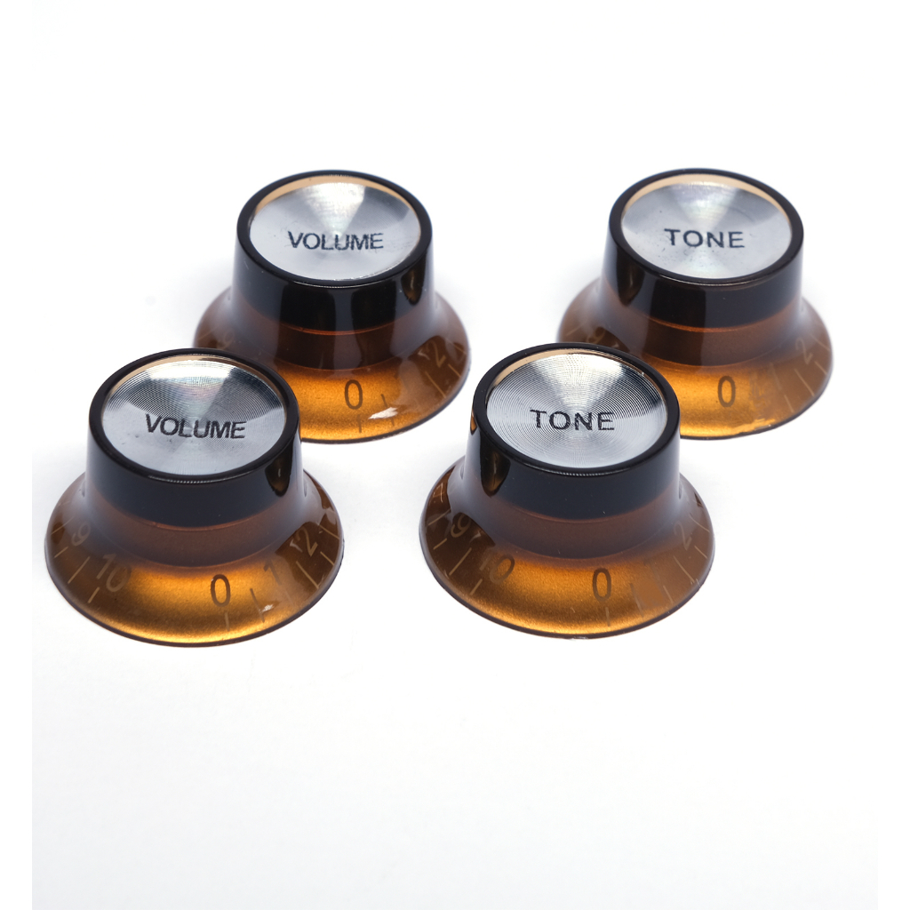 Harpfeas 2 Volume 2 Tone Speed Control Knob Set สําหรับ Gibson Les Paul กีตาร์ไฟฟ้าเปลี่ยน
