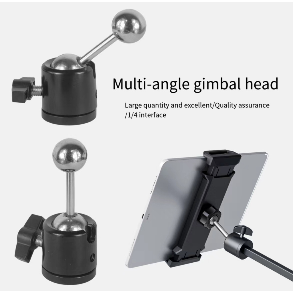 ขาตั้งกล้องโลหะ หัวบอล หมุนได้ 360 องศา อุปกรณ์เสริม สําหรับถ่ายภาพ