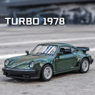 Rmz CITY โมเดลรถยนต์ของเล่น 1:36 Porsche 911 Turbo 1978 อัลลอย สไตล์เรโทร