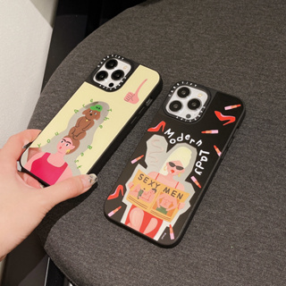 เคสป้องกันโทรศัพท์มือถือ แบบแม่เหล็ก สไตล์โมเดิร์น สําหรับ iphone11 12 13 14 pro promax