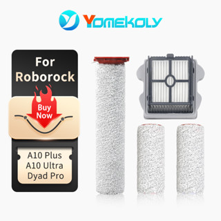 แปรงลูกกลิ้ง ไส้กรอง อุปกรณ์เสริม สําหรับเครื่องดูดฝุ่น Roborock A10 Plus A10 Ultra Dyad Pro