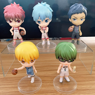 โมเดลฟิกเกอร์ Pvc อนิเมะบาสเก็ตบอล Kurokos Kuroko Tetsuya Aomine Daiki Kise Ryota Kagami Taiga ขนาด 9 ซม. ของเล่นสําหรับเด็ก 6 ชิ้น ต่อชุด