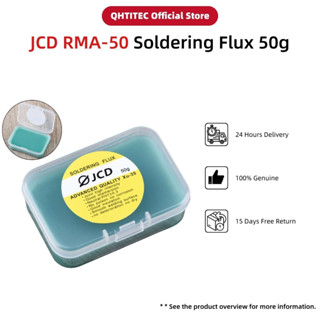 Jcd บัดกรีเชื่อมบัดกรี RMA-50 ไร้สารตะกั่ว ฟลักซ์ สําหรับเชื่อมวงจรรวม BGA SMD 50 กรัม