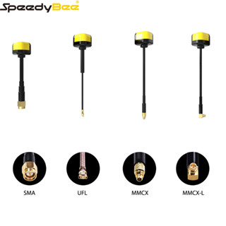 ผึ้ง Speedy Bee 5.8GHz RHCP SMA / UFL / MMCX-90 1 ชิ้น°/ Mmcx- เสาอากาศตรง V2 สําหรับเครื่องบินบังคับ FPV