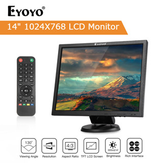 Eyoyo มอนิเตอร์ LCD Screen HDMI Monitor 1024x768 ขนาดเล็ก 14…