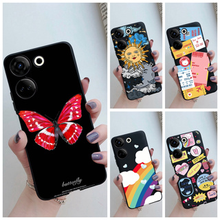 เคสซิลิโคนนิ่ม พิมพ์ลาย หลากสี สําหรับ Tecno Camon 20 Camon 20 Pro Tecno Camon20 Camon 20Pro