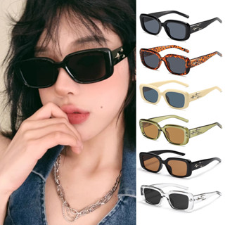 🕶️🕶️แว่นตากันแดด ทรงสี่เหลี่ยม ป้องกันรังสียูวี แฟชั่นเรโทร สไตล์เกาหลี สําหรับผู้หญิง และผู้ชาย 2023