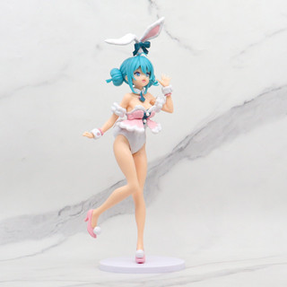 โมเดลฟิกเกอร์ Pvc รูปปั้นอนิเมะ Hatsune Miku Bunny Girl Miku เซ็กซี่ ขนาด 28 ซม. ของเล่นสะสม ของขวัญ สําหรับตกแต่งบ้าน