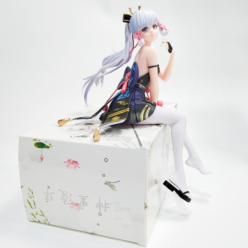 โมเดลฟิกเกอร์ PVC รูปปั้น miHoYo Genshin Impact Figure Kamisato Ayaka Teyvat Inazuma ขนาด 20 ซม. ของ