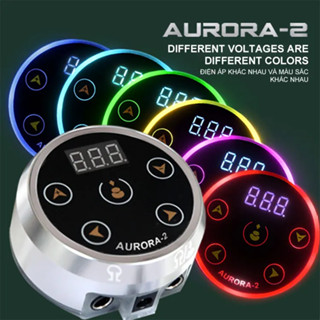 Aurora-2 เครื่องสักชั่วคราว พาวเวอร์ซัพพลาย แบบพกพา สําหรับศิลปินสักร่างกาย