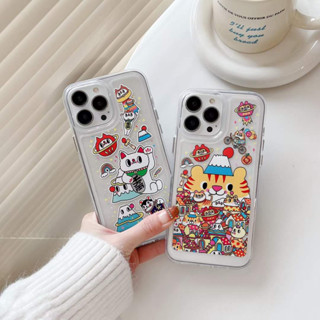 เคสโทรศัพท์มือถือ อะคริลิค กันกระแทก ลายแมวนําโชค คุณภาพสูง สําหรับ Iphone 13 14Pro 13promax 11 12Pro Xsmax X XS XR