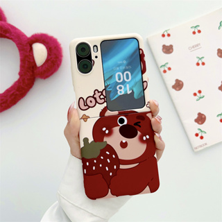 เคสแข็ง แบบพับได้ เนื้อแมตต์ ลายการ์ตูน กันกระแทก กันรอยขีดข่วน สําหรับ OPPO Find N2