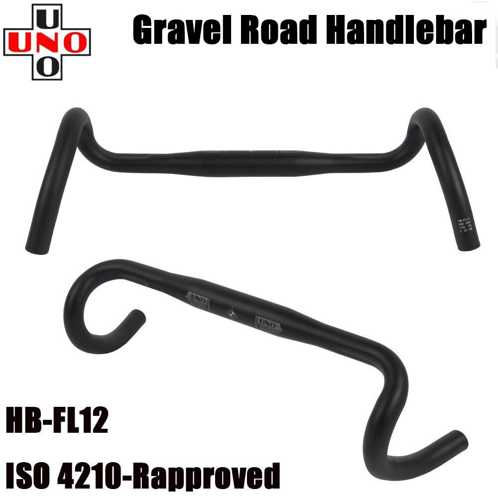 Uno Drop Bar Ultralight Flared Bike Handlebar 31.8x400/420/440/460 มม.Racing Gravel Outer Drop Bar