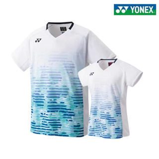 เสื้อกีฬาแบดมินตันแขนสั้น ลายทีม YONEX Competition Jersey สําหรับผู้ชาย และผู้หญิง