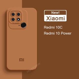 เคสซิลิโคนนิ่ม เนื้อแมตต์ ป้องกันกล้อง กันกระแทก สําหรับ Xiaomi Redmi 11A 12C 10C 10 Power 2022 11 Prime 5 Plus A1 Plus