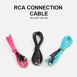 สายเคเบิลซิลิโคน RCA แบบนุ่ม ยาว 1.8 เมตร สําหรับเครื่องสัก