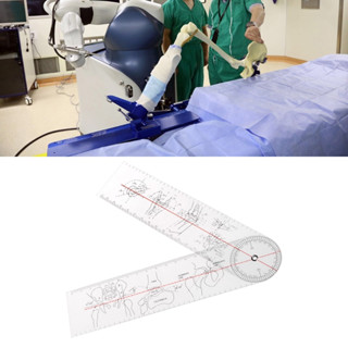 2 j  goniometer ไม้บรรทัดวัดมุมพลาสติก