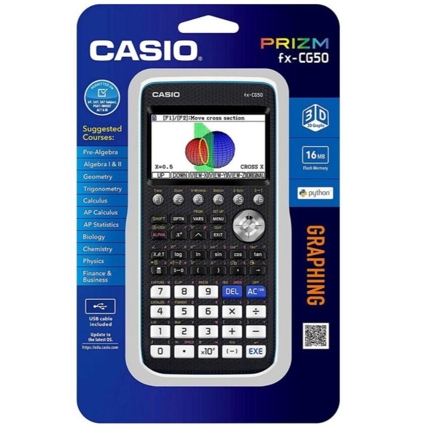 เครื่องคิดเลข Casio Prizm FX-CG50 สี