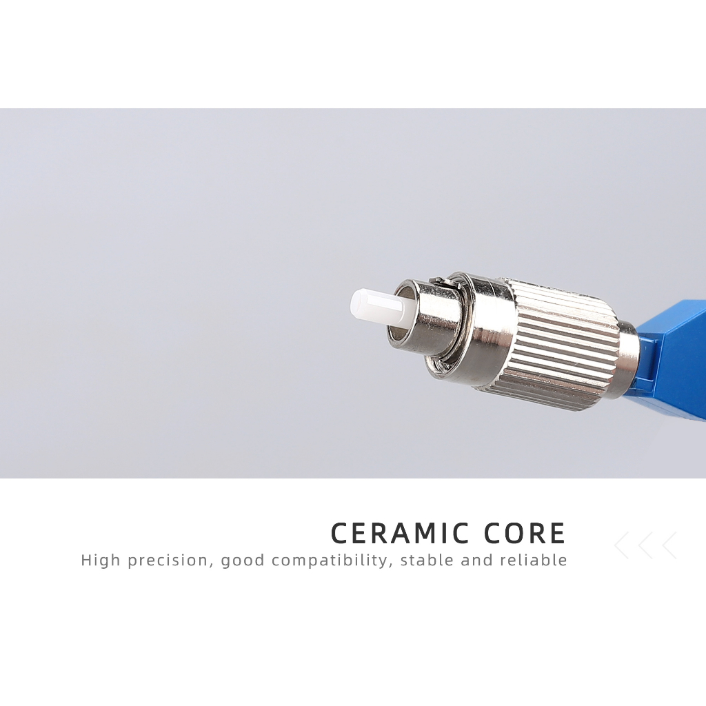 FTTH วิศวกรรมตัวเชื่อมต่อไฟเบอร์ออปติกพิเศษ FC-LC UPC / APC / OM3 / OM4 อะแดปเตอร์แปลงไฮบริดหลายโหมด FC ชาย - LC หญิง
