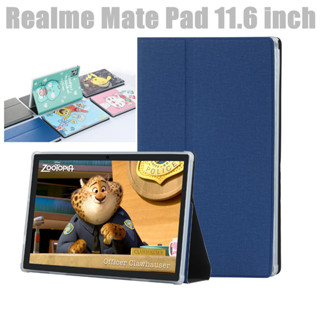 Realme Mate Pad MatePad Tablet 11.6 inch Case Filp Leather Shockproof Silicone Protective Case Stand Cover