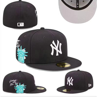 หมวกกีฬา ปักลาย York Yankees __ Team Fit คุณภาพสูง แฟชั่นสําหรับผู้ชาย และผู้หญิง