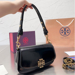 Tory BURCH ♥️ ใหม่ กระเป๋าสะพายไหล่ ใต้วงแขน แบบหนัง พร้อมสายสะพายข้าง