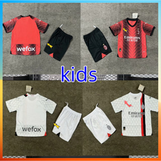 เสื้อฟุตบอลเด็ก AC Milan ปี 2023/24 เหมาะสําหรับเด็กอายุ 3-13 ปี