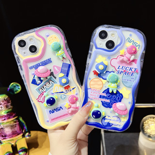 เคสโทรศัพท์มือถือ ลายนักบินอวกาศ สําหรับ iPhone 7 7Plus Xs Xr 11 14 12 13 15 14 Pro Max 15 Pro 15Plus