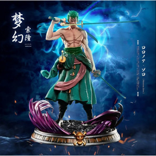 โมเดลฟิกเกอร์ One Piece Fantasy Zoro One Piece Three Thousand World Three Swords Sauron ขนาด 37 ซม. สําหรับตกแต่ง